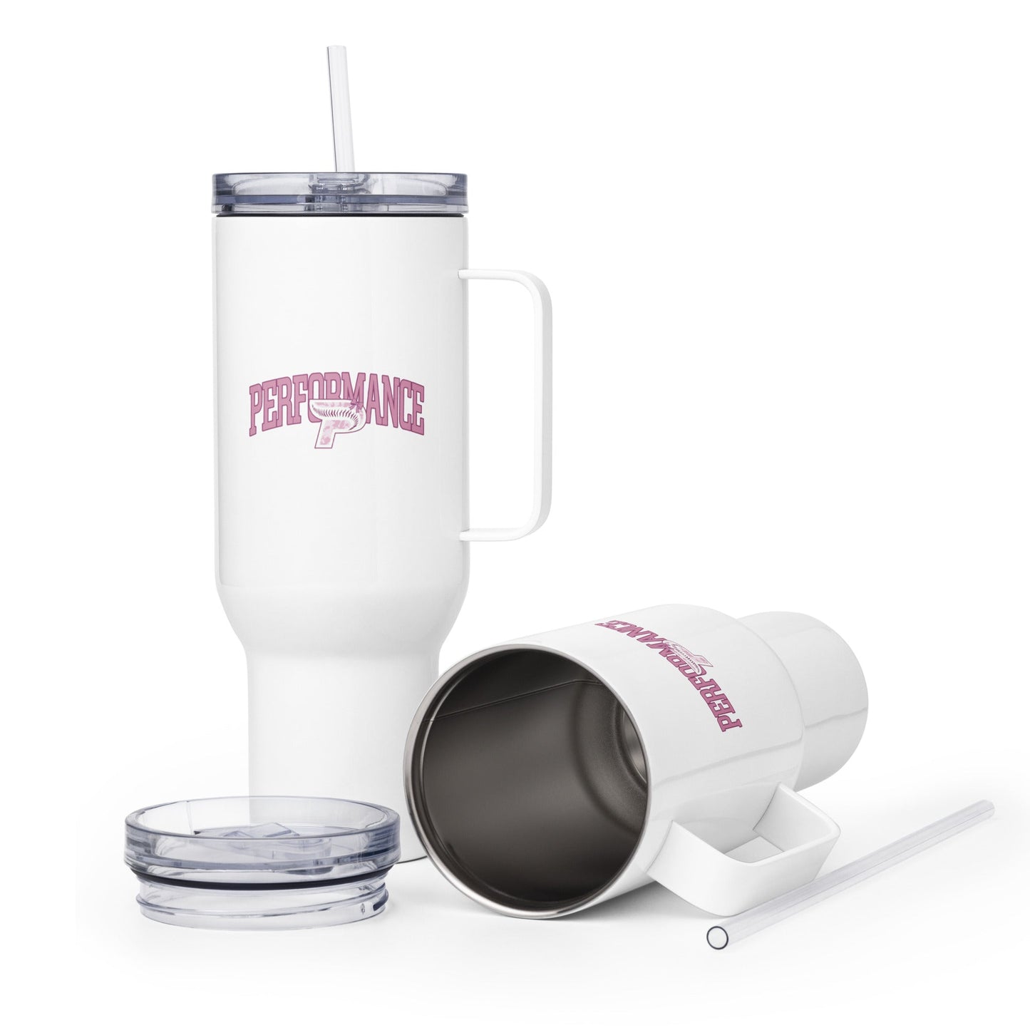 Travel Mug | Performance Baseball | Varsity Mark Logo