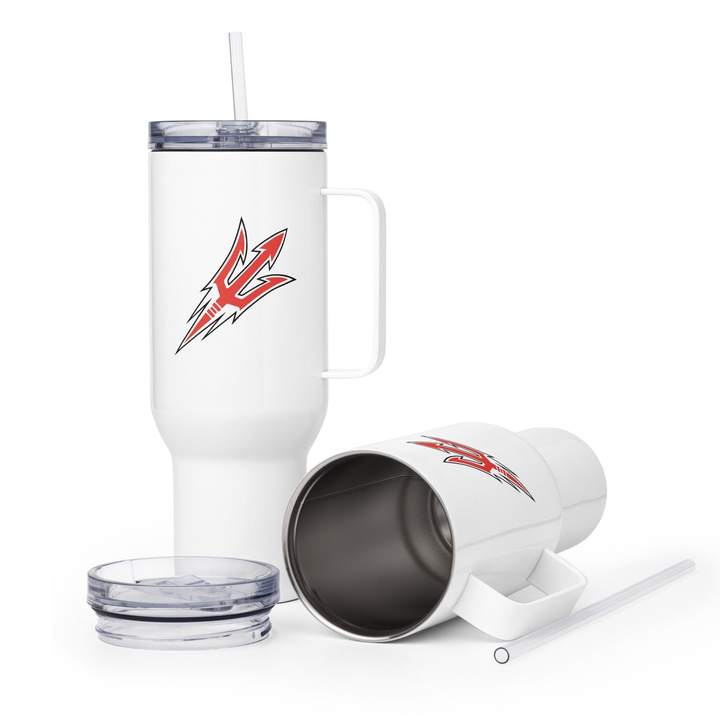 Travel Mug | Red Springs Track and Field | Trident Logo