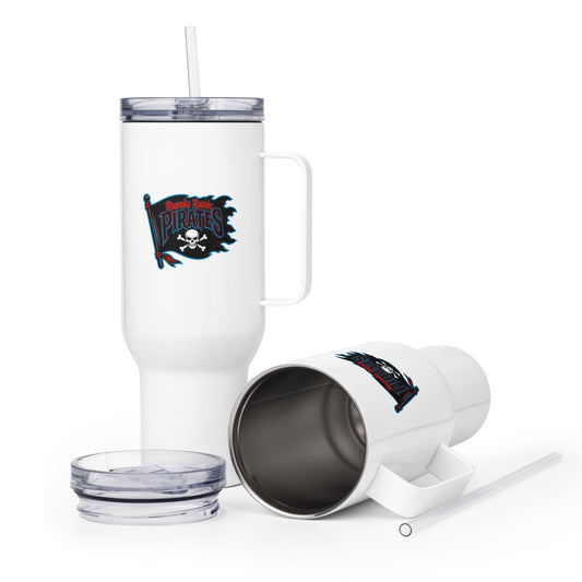 Travel Mug | Roanoke Rapids Pirates | Blackwave Flag Logo