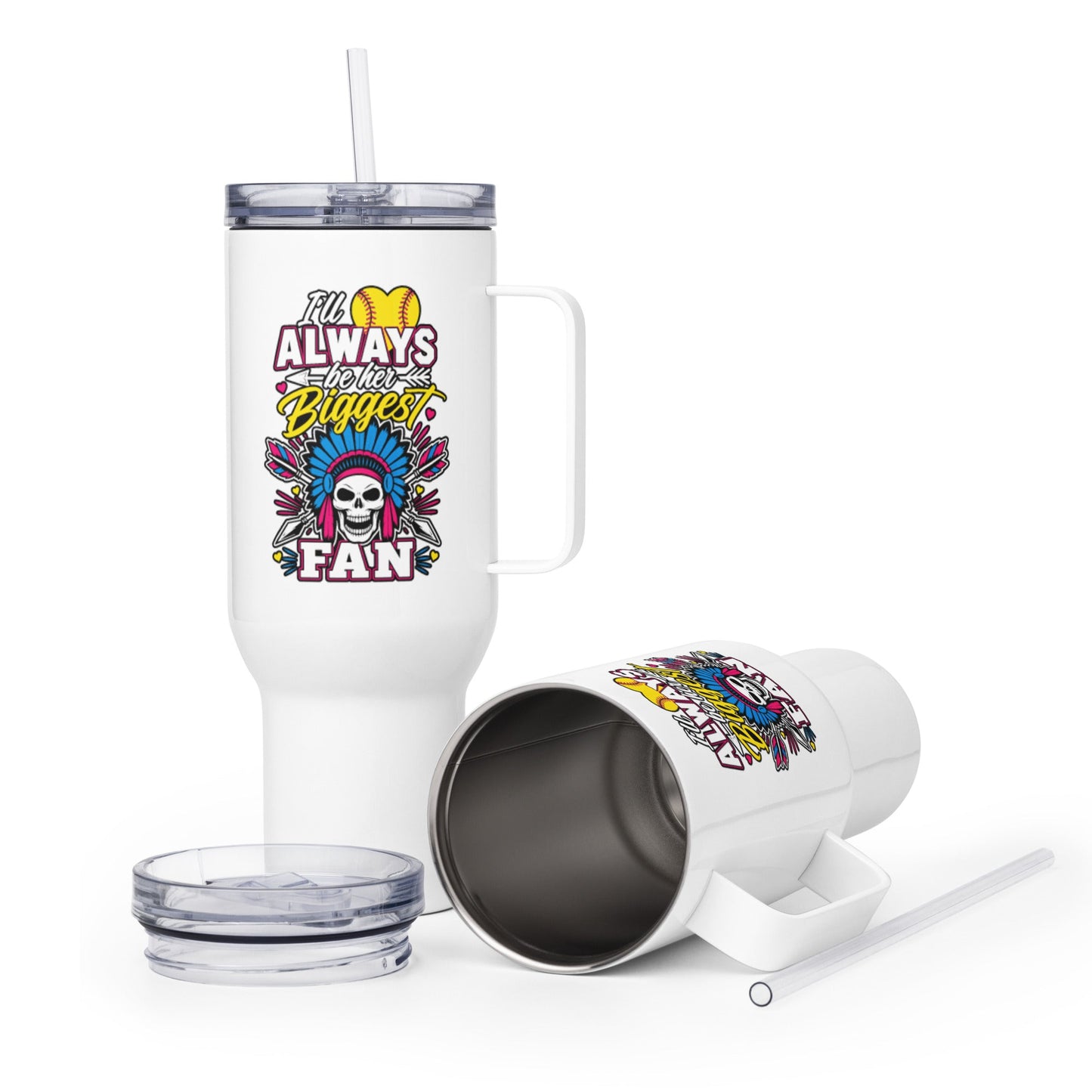 Travel Mug | Savage Softball | Crest Logo