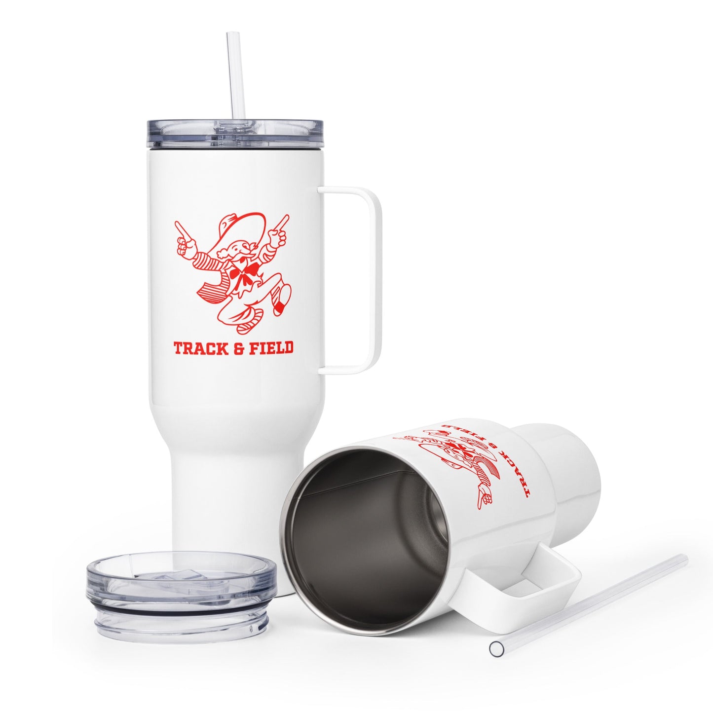Travel Mug | South High Track | Mascot Logo