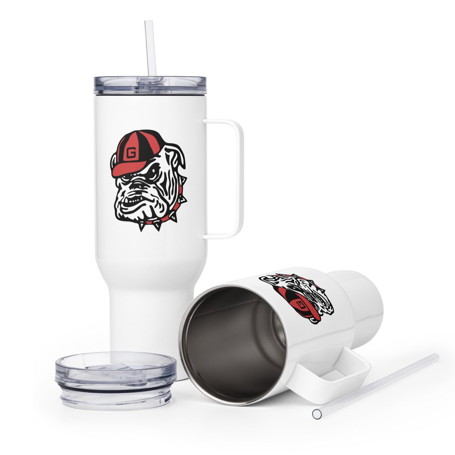 Travel Mug | UGA Club Lacrosse | Mascot Logo