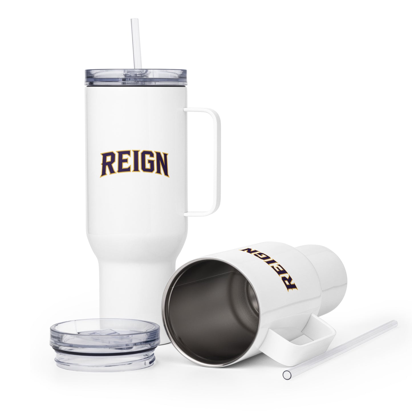 Travel Mug | REIGN 10U Softball | Vanguard Logo