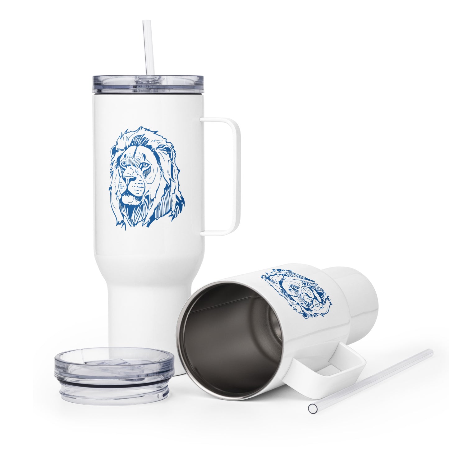 Travel Mug | Liberty Elementary School | Mascot Logo