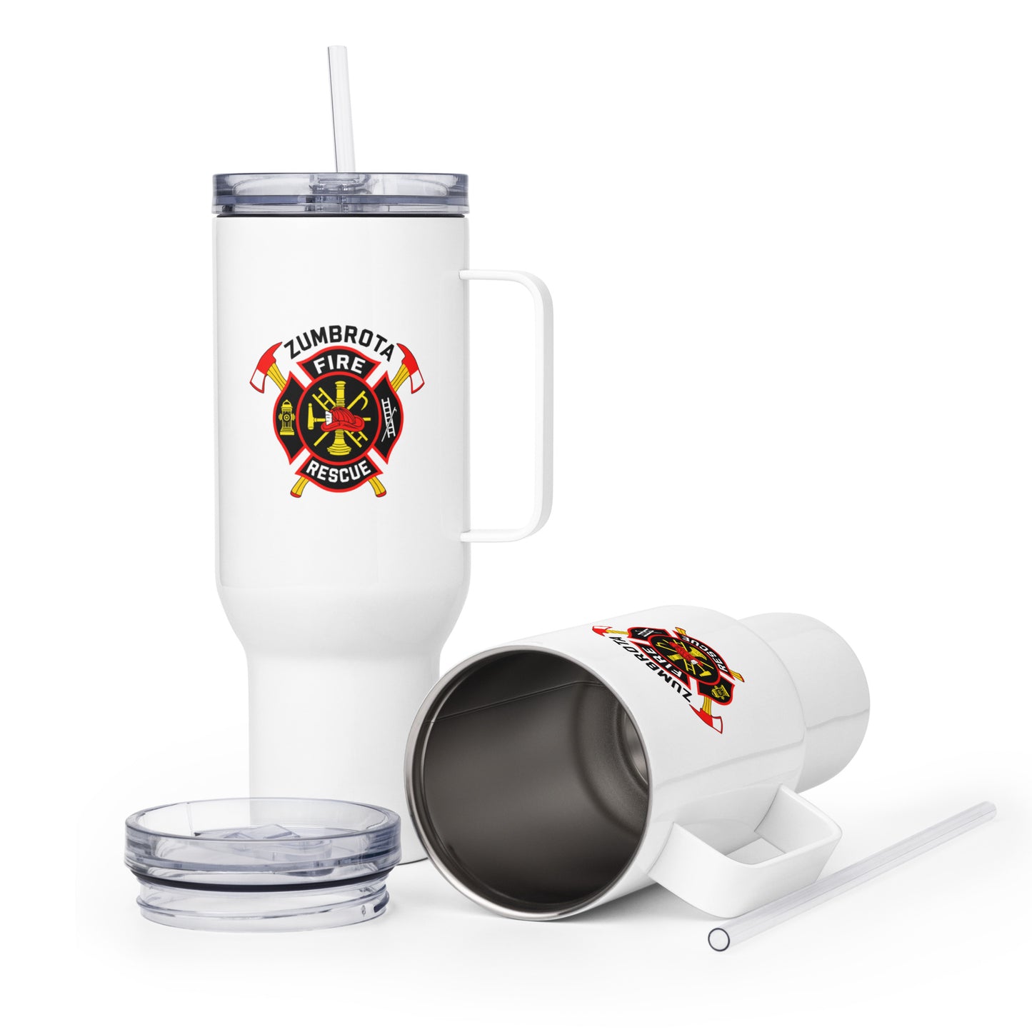 Travel Mug | Zumbrota Fire Department | Vanguard Logo