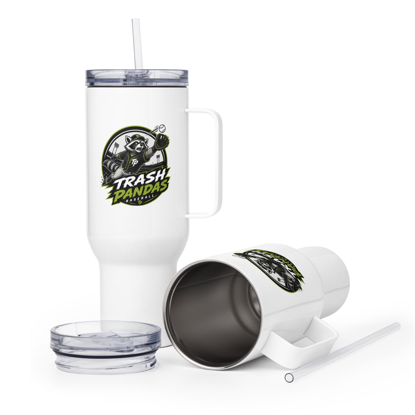 Travel Mug | Trash Pandas Baseball Organization | Emblem Logo