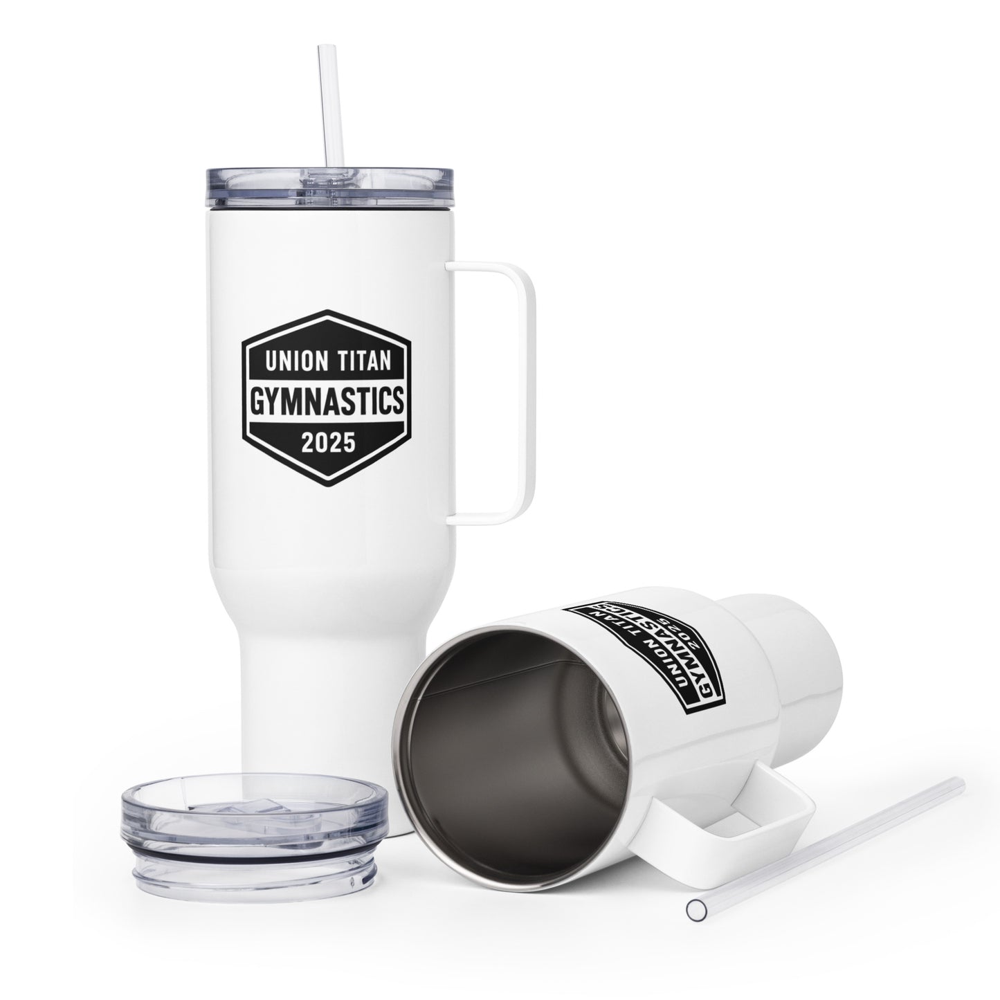 Travel Mug | Union Gymnastics | Vanguard Logo