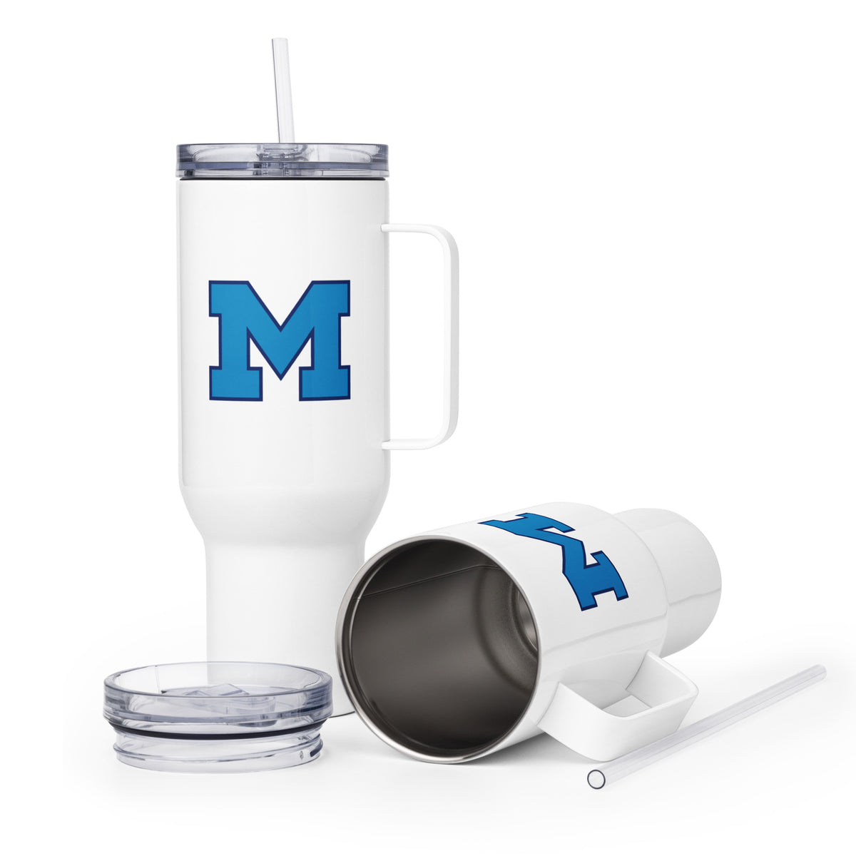 Travel Mug | Medfield Softball | Lettermark Logo