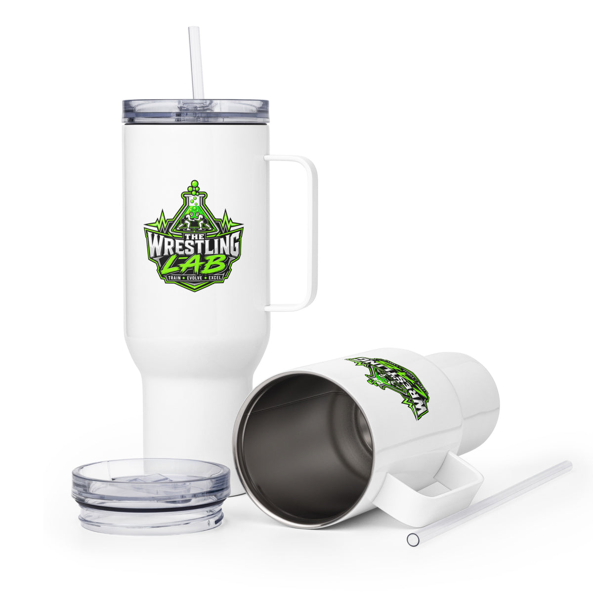 Travel Mug | The Wrestling Lab | Emblem Logo