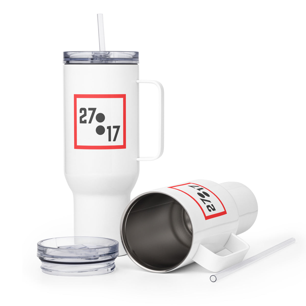 Travel Mug | 27:17 | Crest Logo
