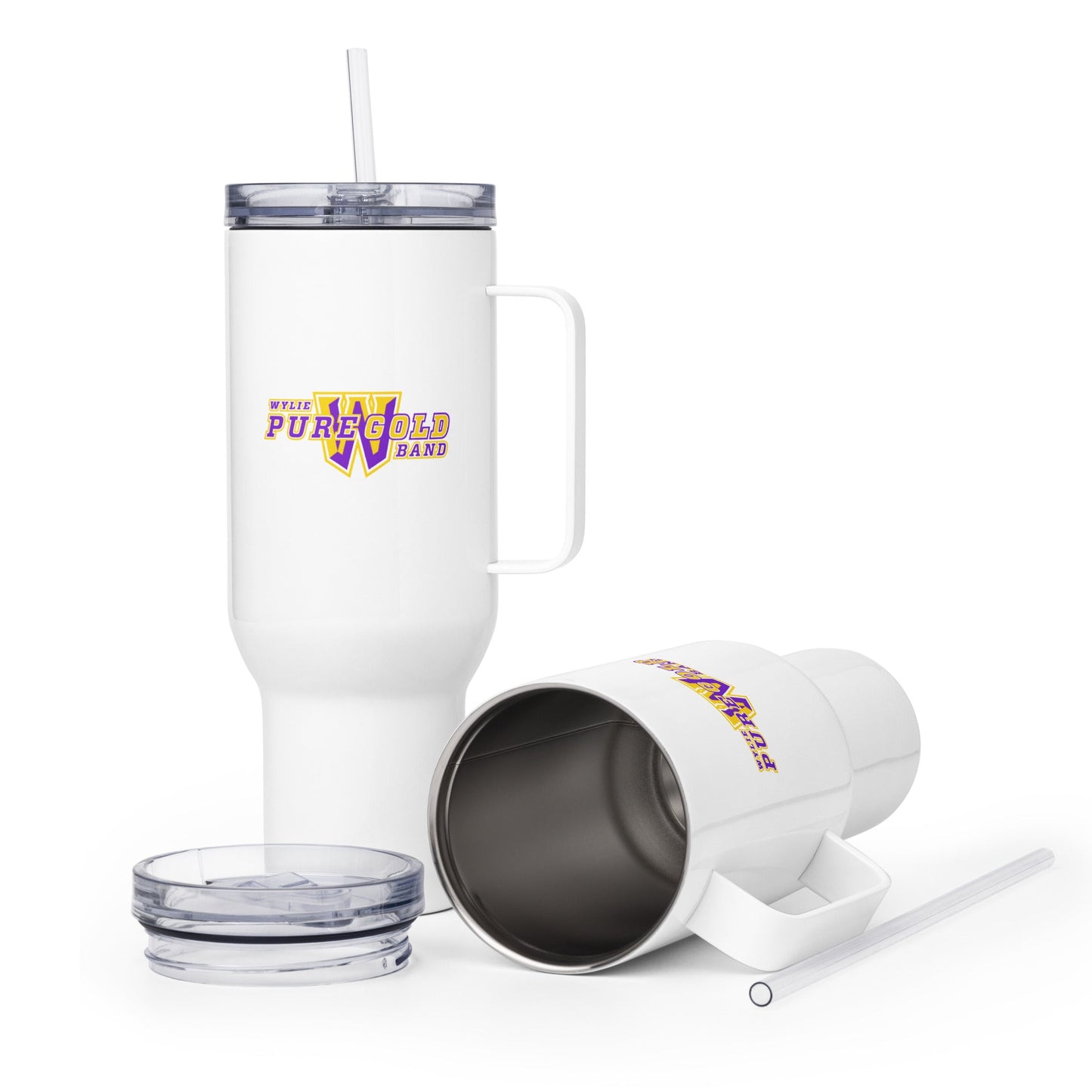 Travel Mug | Wylie ISD | Pure Gold Logo
