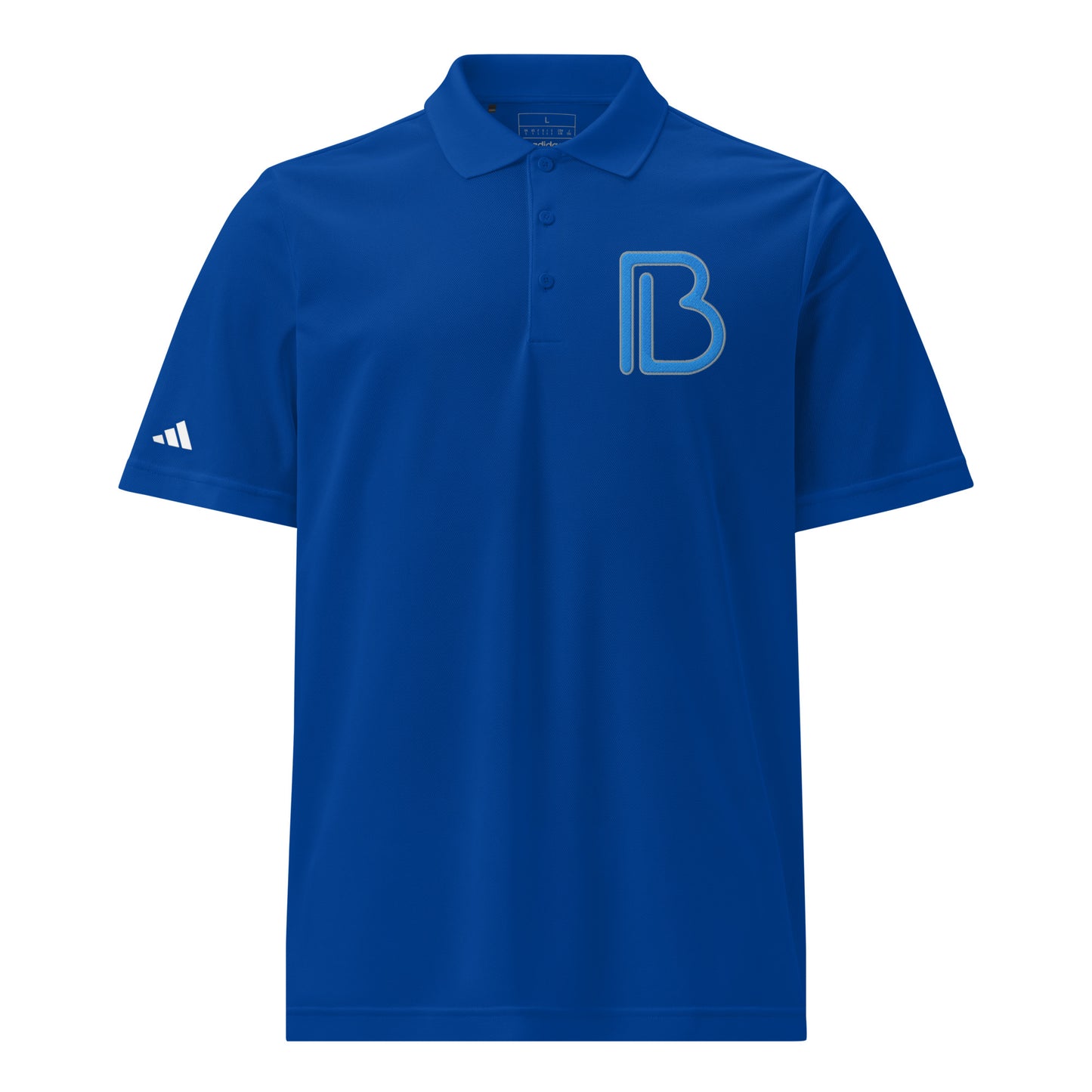 Signature | Embroidered Adidas Sport Polo | Mulligames | Lettermark Logo