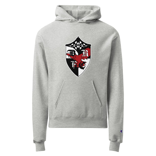 Signature | Champion Hoodie | Bard College Rugby Football Club | Raptor Logo