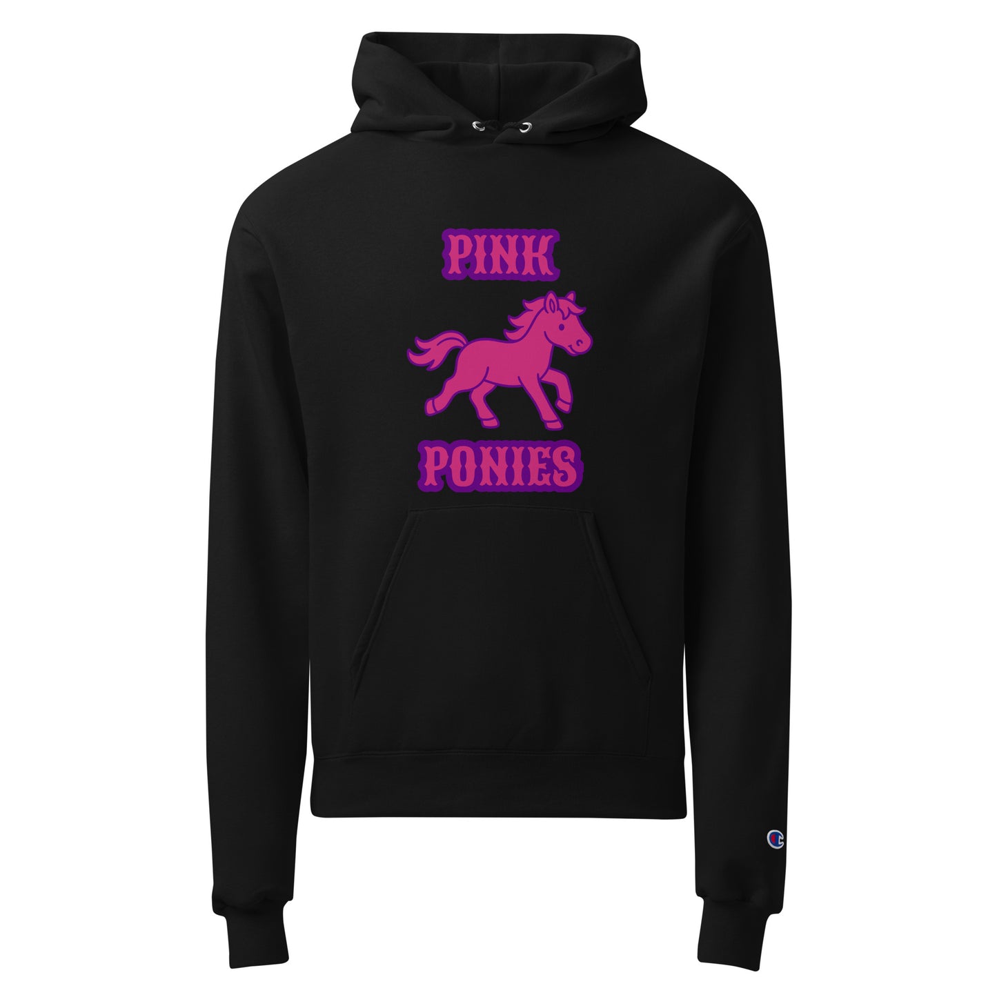 Signature | Champion Hoodie | Pink Pony Athletic Club | Emblem Logo