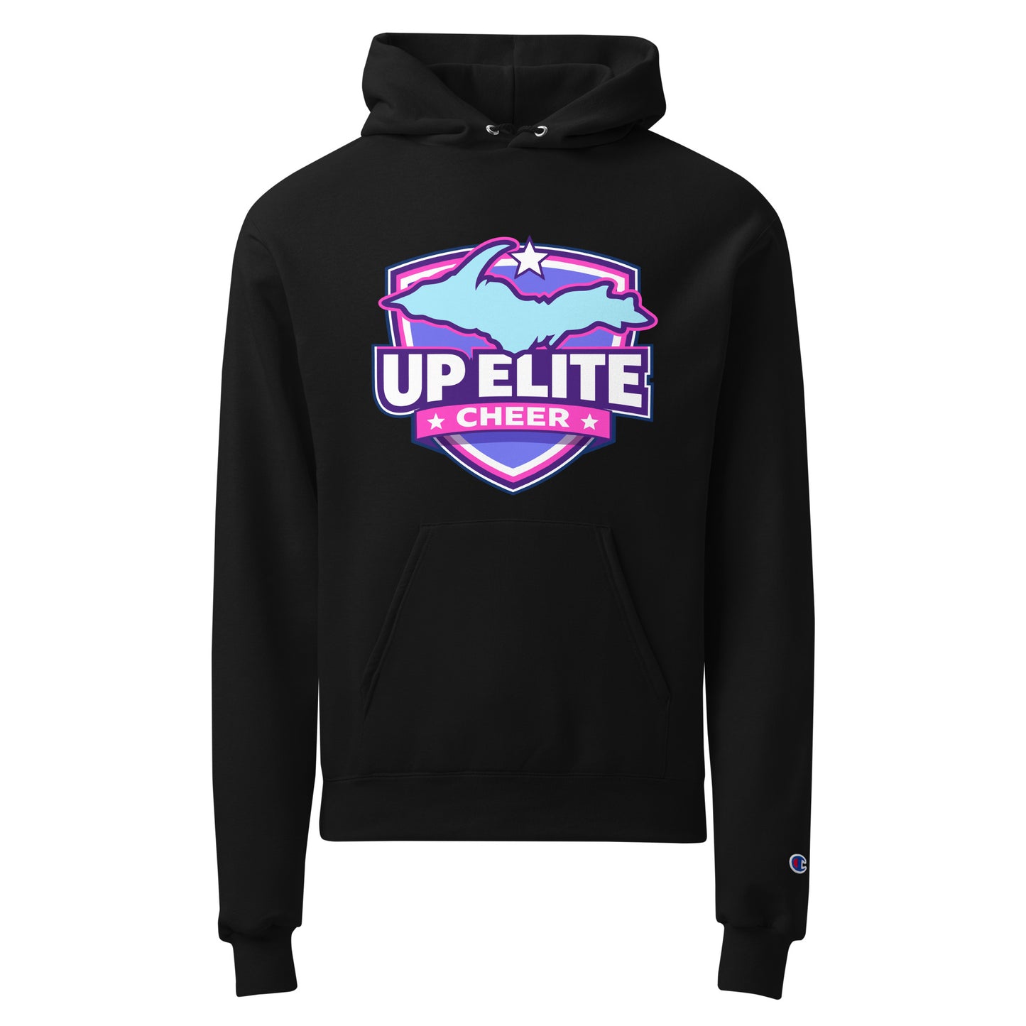 Signature | Champion Hoodie | UP Elite Cheer | Shield Logo