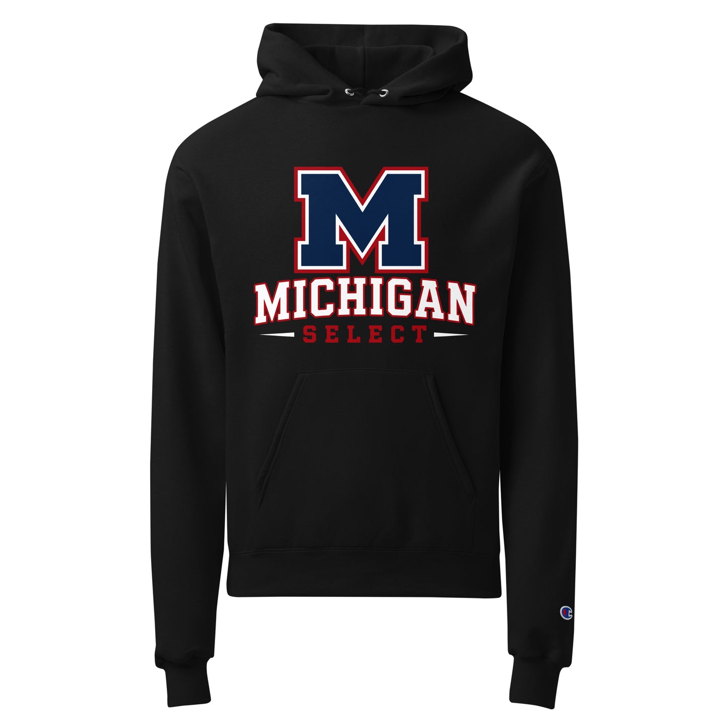 Signature | Champion Hoodie | Michigan Select Baseball | Emblem Logo