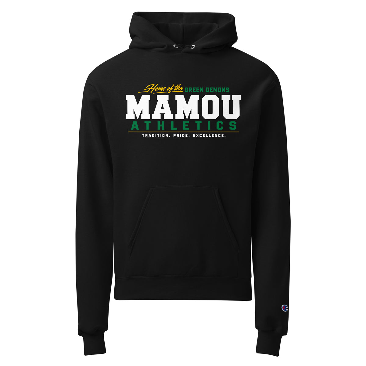 Signature | Champion Hoodie | Mamou High School | Modern Script Logo