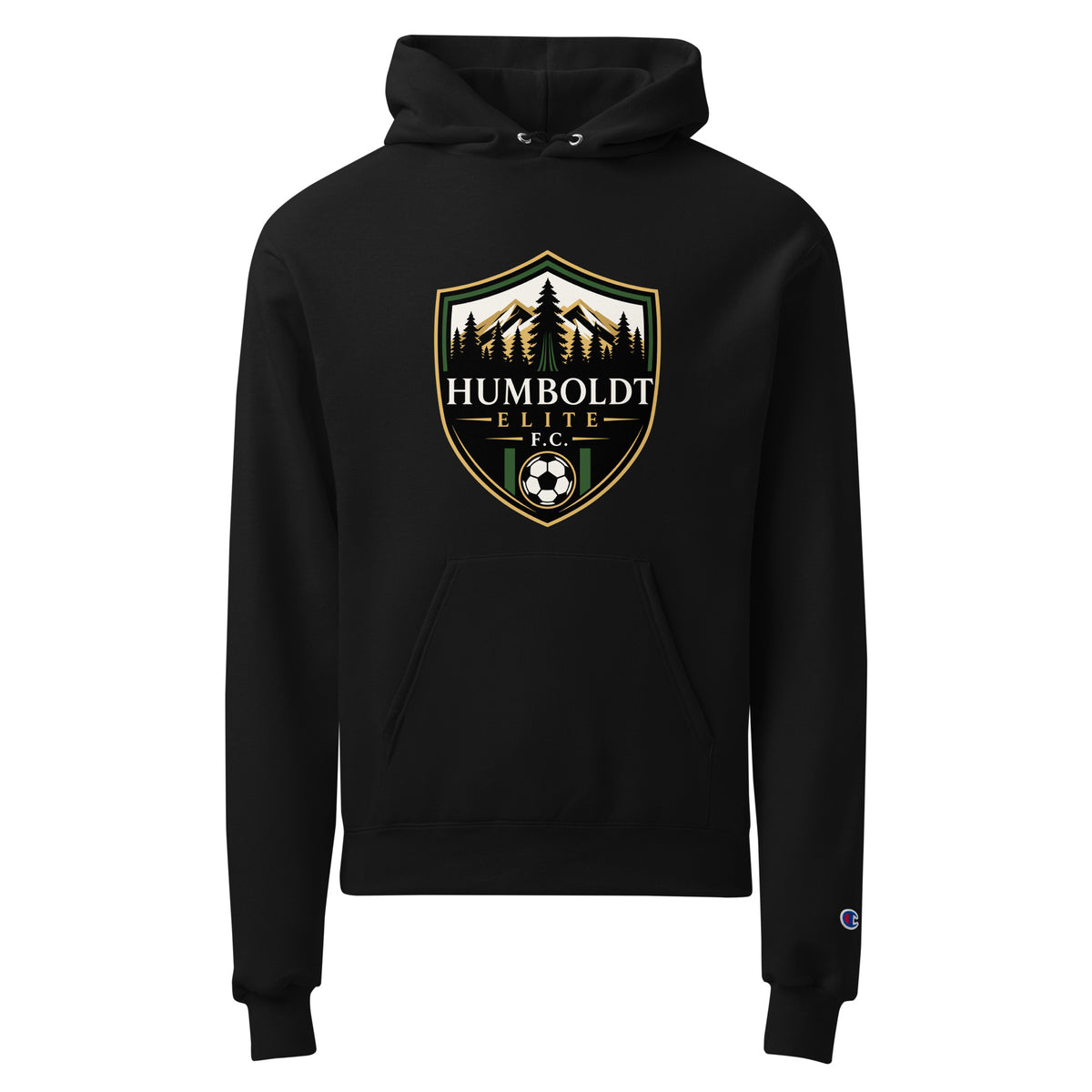 Signature | Champion Hoodie | Humboldt Elite FC | Shield Logo
