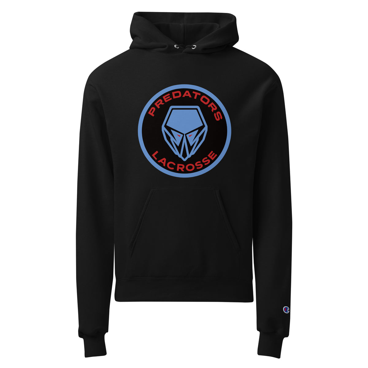Signature | Champion Hoodie | Predators Lacrosse | Badge Logo