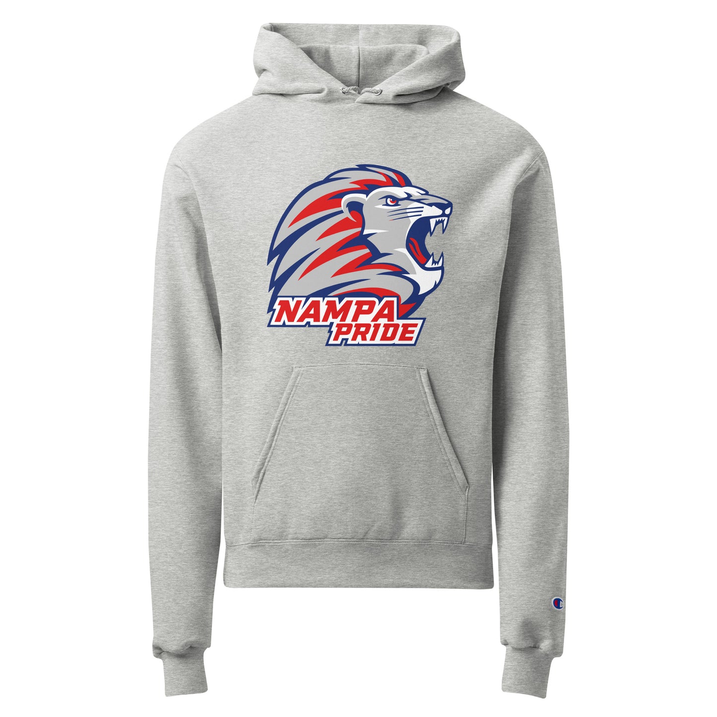 Signature | Champion Hoodie | Nampa Pride | Mascot Logo