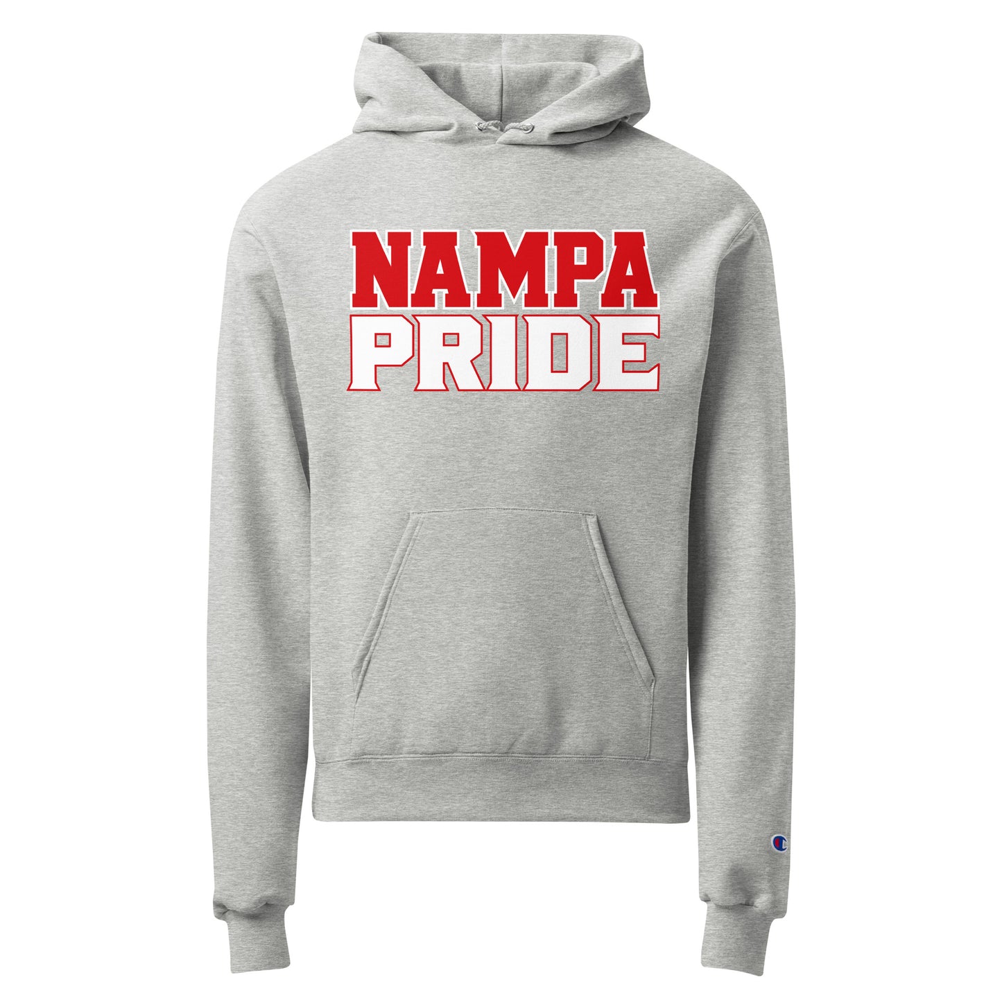 Signature | Champion Hoodie | Nampa Pride | Letter Mark Logo