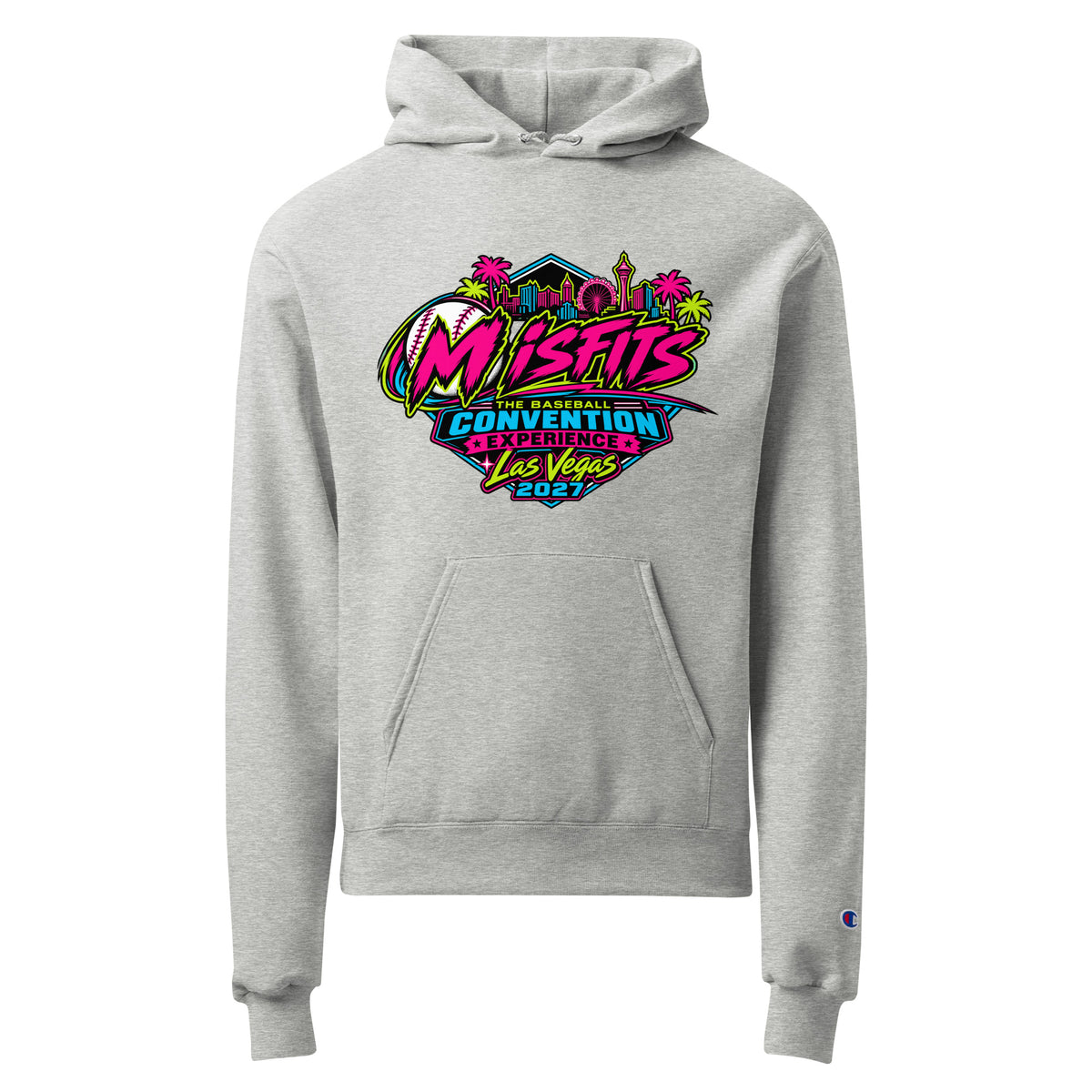 Signature | Champion Hoodie | Misfits Baseball | Crest Logo