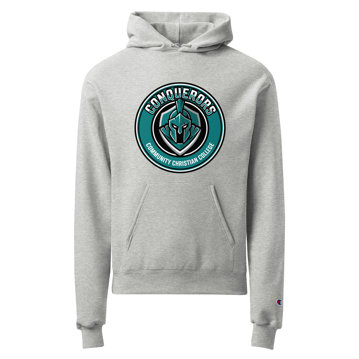 Signature | Champion Hoodie | Community Christian College | Badge Logo