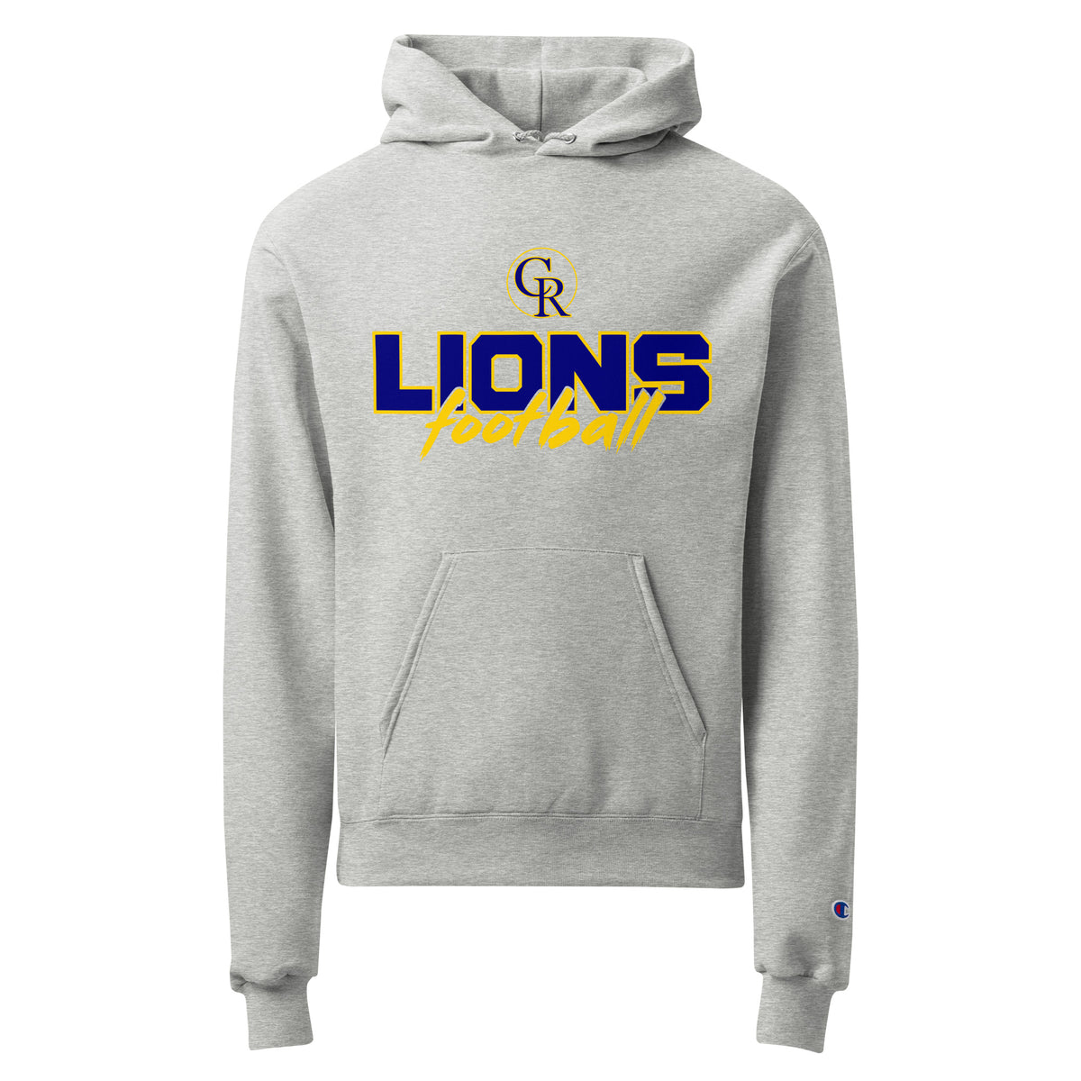 Signature | Champion Hoodie | Chestnut Ridge Lions Football | Vanguard Logo