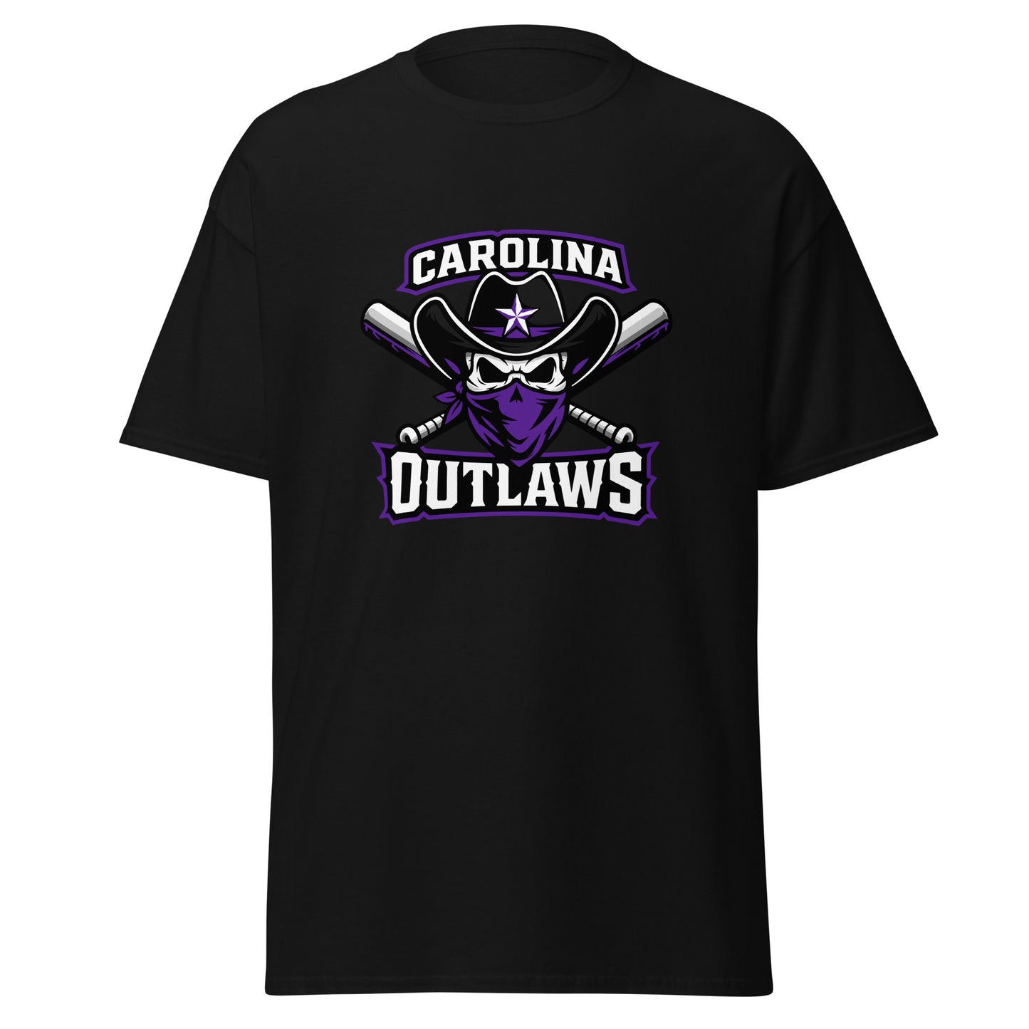 Classic | T-Shirt | Carolina Outlaws Baseball | Crest Logo