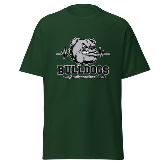 Classic | T-Shirt | Celina Recreational Football Black | Bulldogs Crest Logo