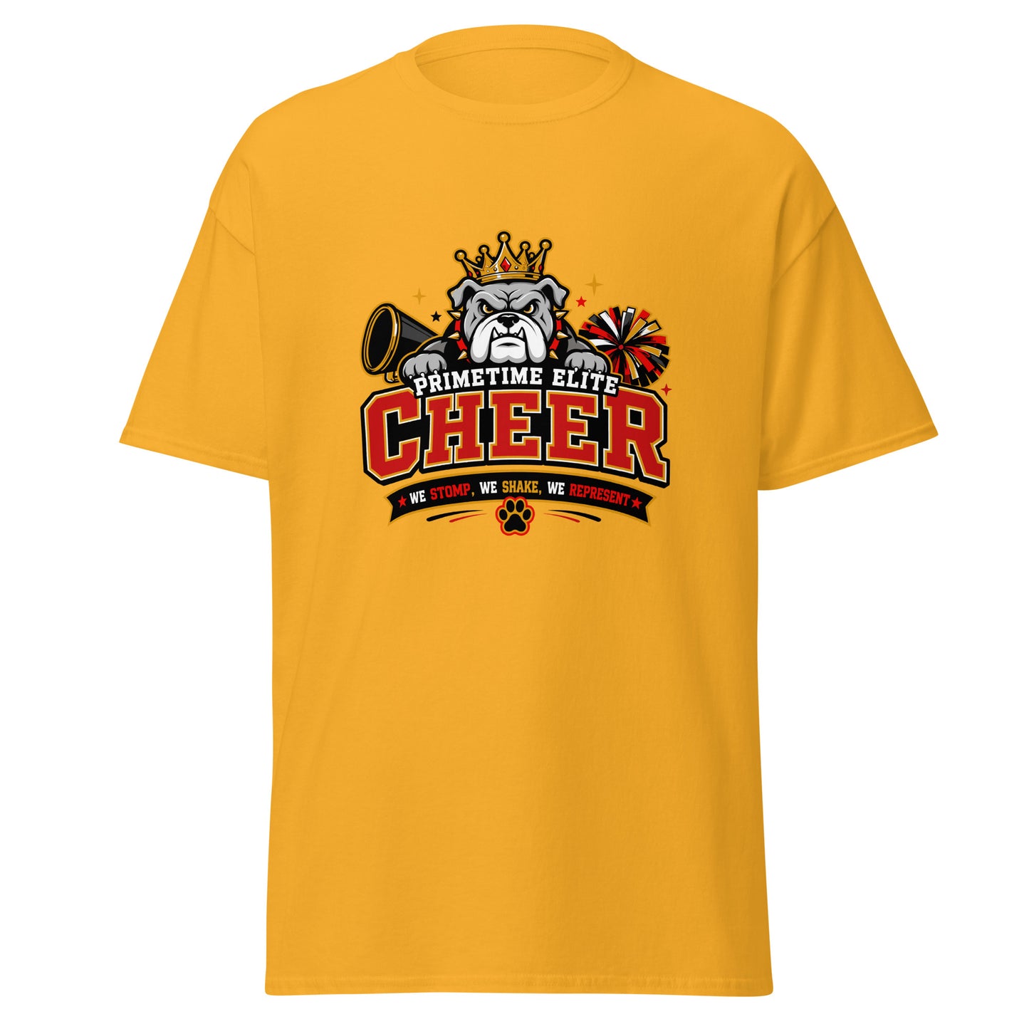 Classic | T-Shirt | PTE Bulldog Cheer | Crest Logo