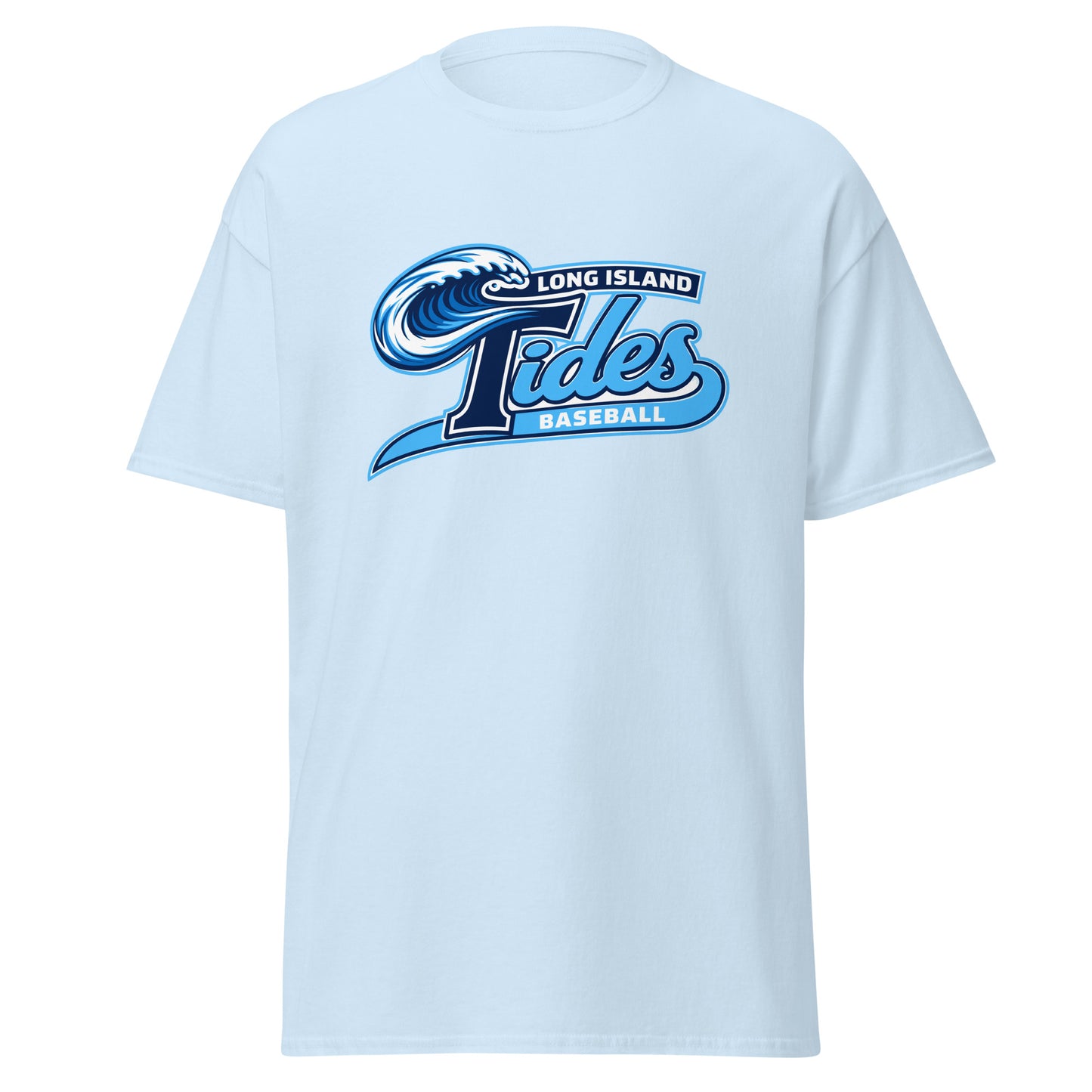Classic | T-Shirt | Long Island Tides Baseball | Ironclad Tides Logo