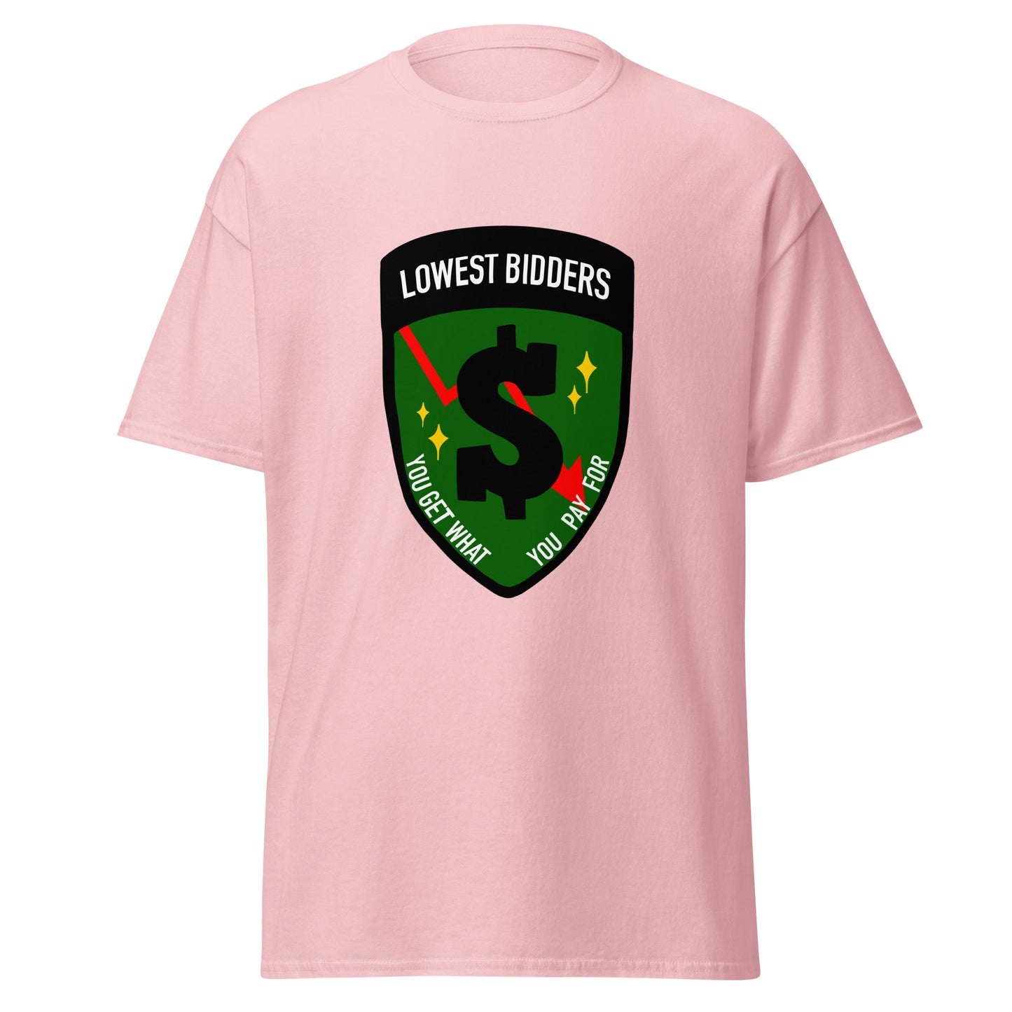 Classic | T-Shirt | The Lowest Bidders | Emblem Logo