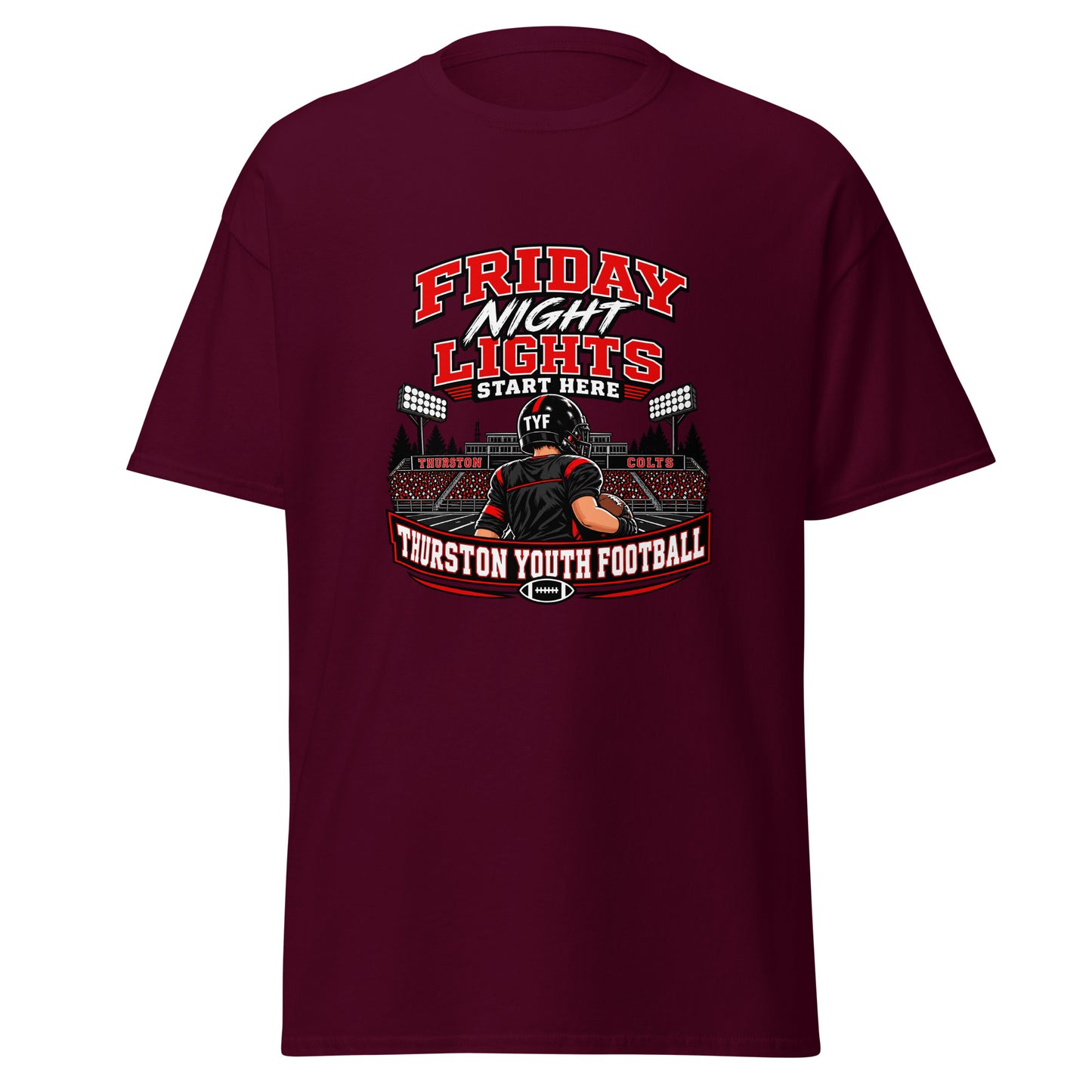 Classic | T-Shirt | Thurston Youth Football | Vanguard Logo