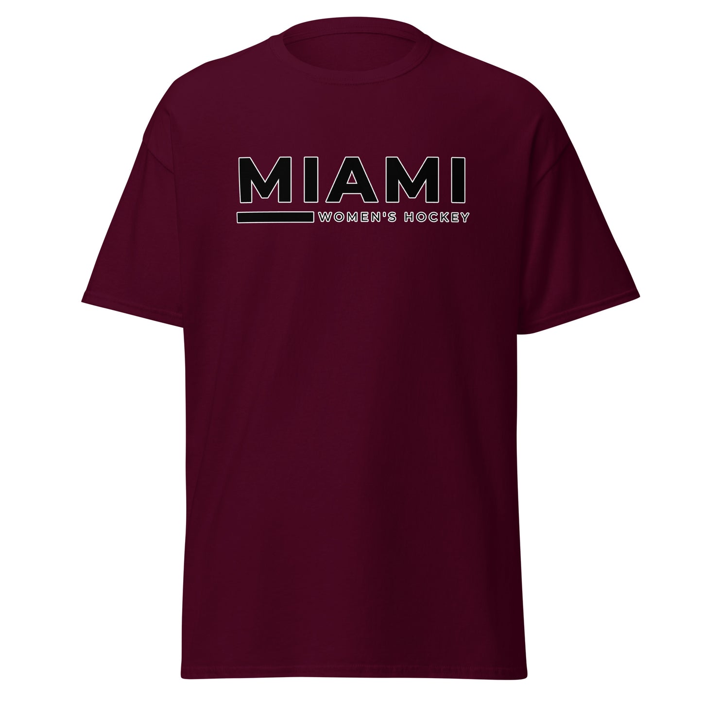 Classic | T-Shirt | Miami Women's Hockey | Lettermark Logo