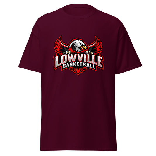 Classic | T-Shirt | Lowville Girls Basketball | Emblem Logo