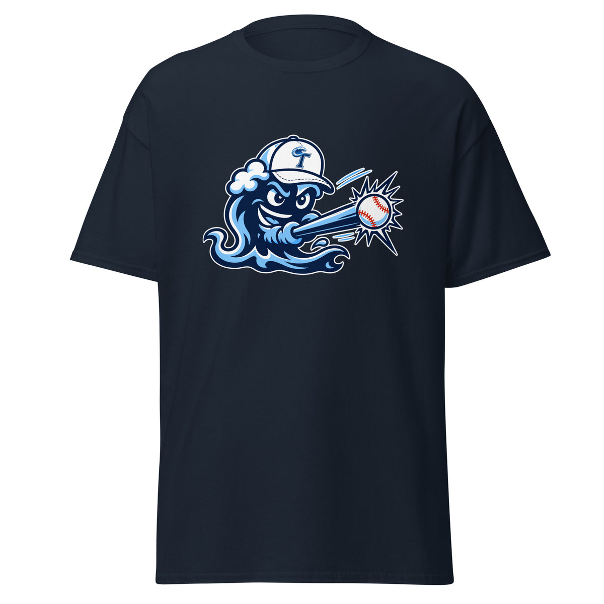 Classic | T-Shirt | Long Island Tides Baseball | Mascot Logo