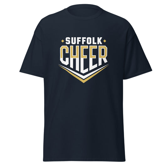 Classic | T-Shirt | Suffolk University Cheerleading | Emblem Logo