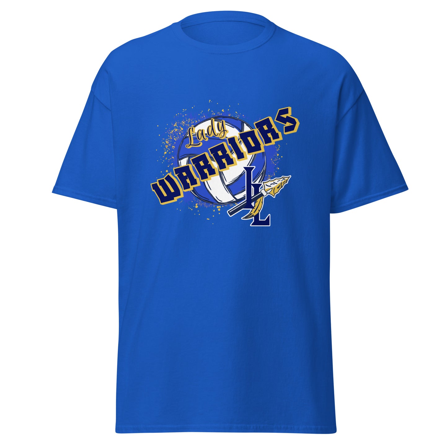Classic | T-Shirt | Indian Land Middle School Volleyball | Vanguard Warriors Logo