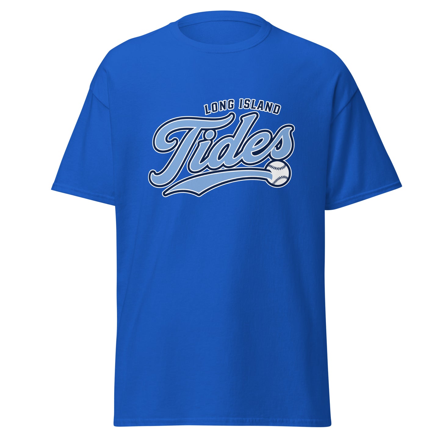 Classic | T-Shirt | Long Island Tides Baseball | Athletics Logo
