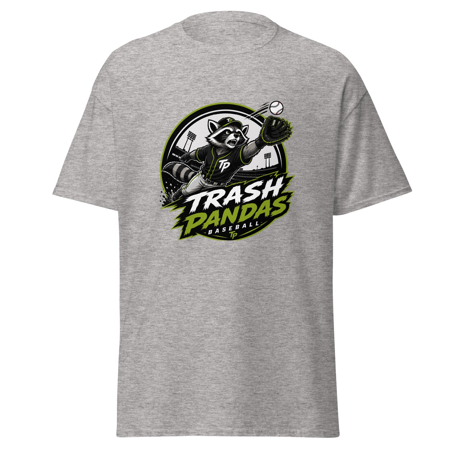 Classic | T-Shirt | Trash Pandas Baseball Organization | Emblem Logo