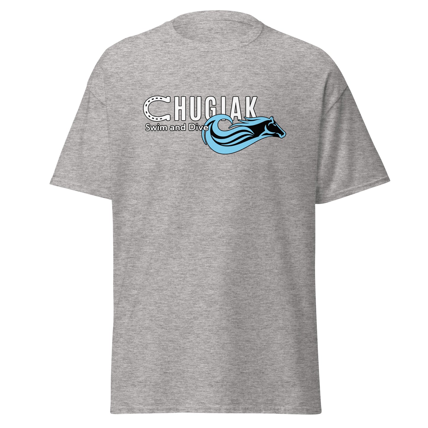 Classic | T-Shirt | Chugiak Mustang Swim & Dive | Emblem Logo