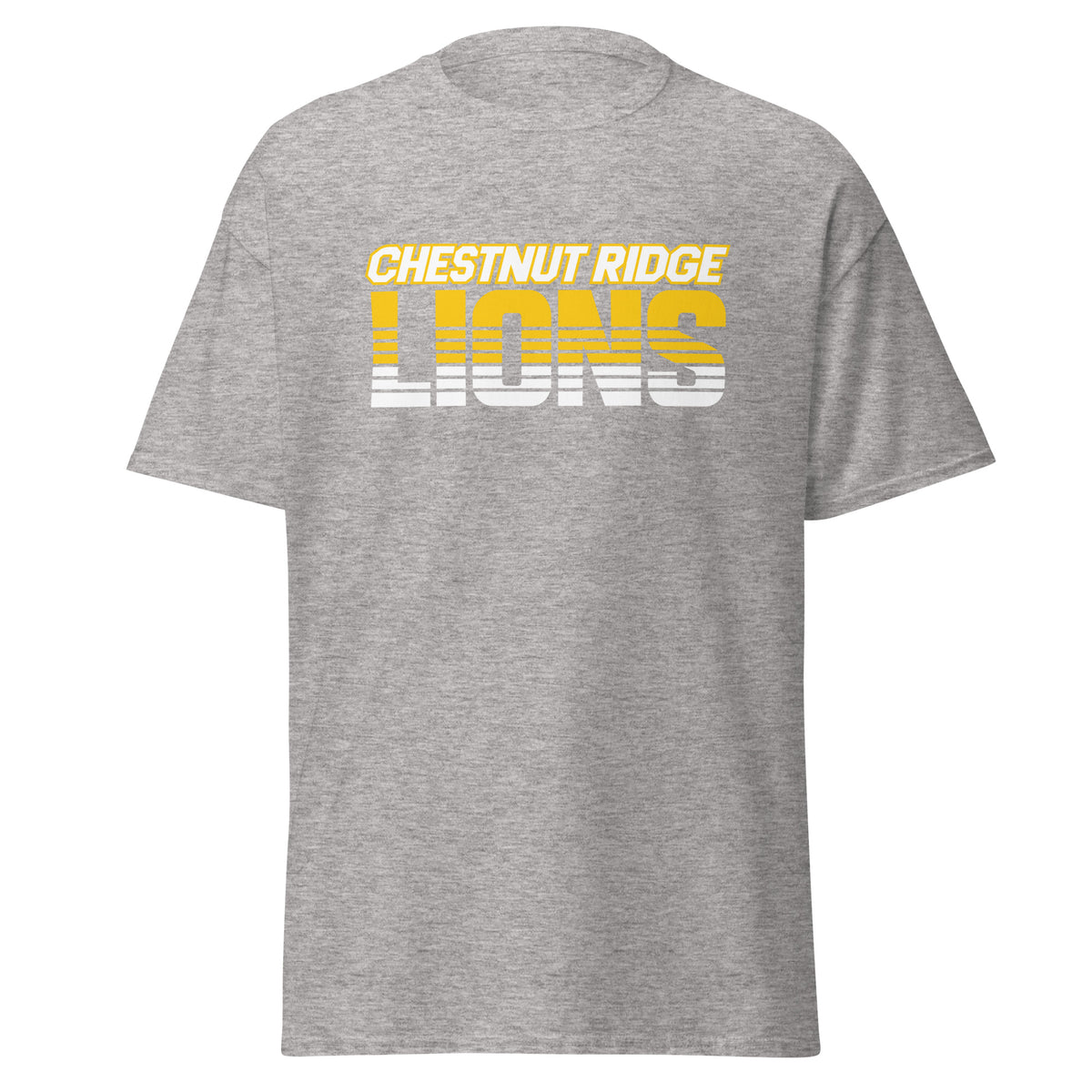 Classic | T-Shirt | Chestnut Ridge Lions Football | Script Logo