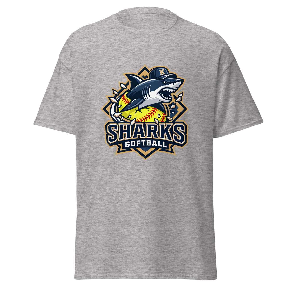 Classic | T-Shirt | Sharks Diamond Sports | Crest Logo
