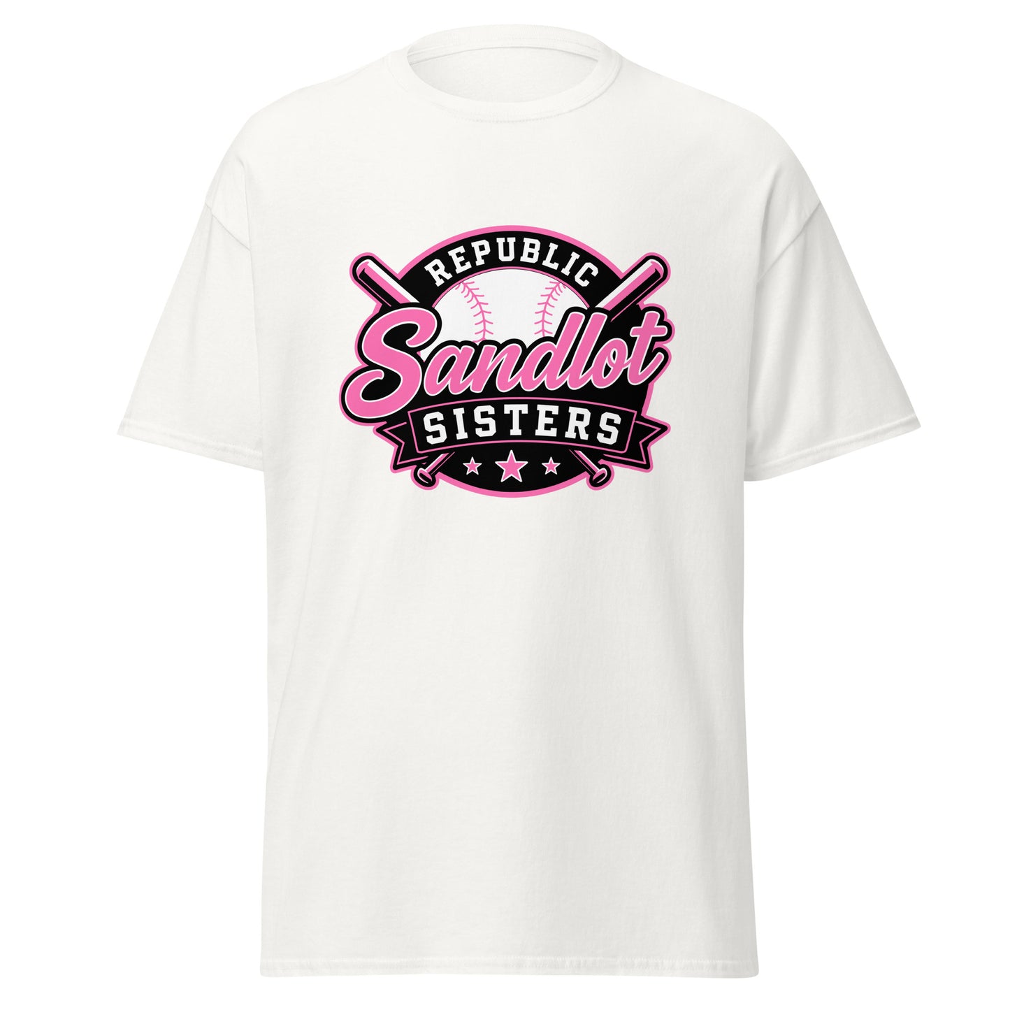Classic | T-Shirt | Sandlot Sisters | Badge Logo