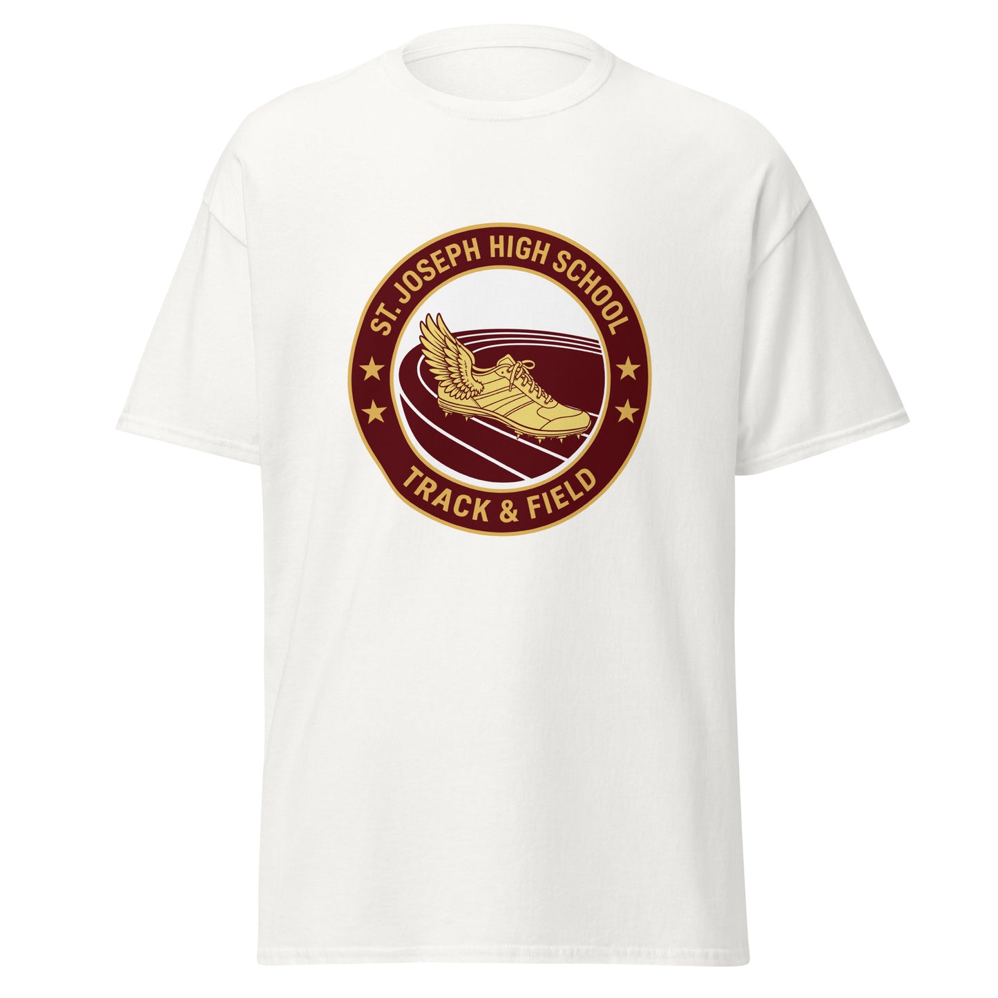Classic | T-Shirt | St. Joseph High School - Track & Field | Badge Logo