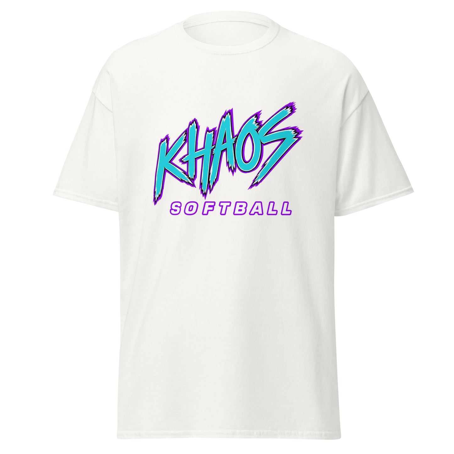 Classic | T-Shirt | Khaos Softball | Atlhetics Logo