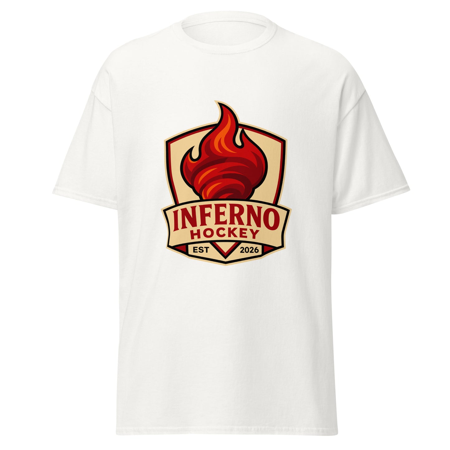 Classic | T-Shirt | Inferno Hockey | Crest Logo
