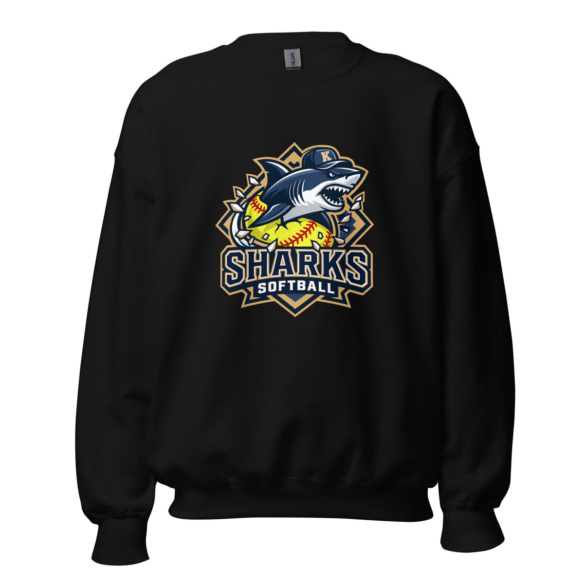 Classic | Sweatshirt | Sharks Diamond Sports | Crest Logo
