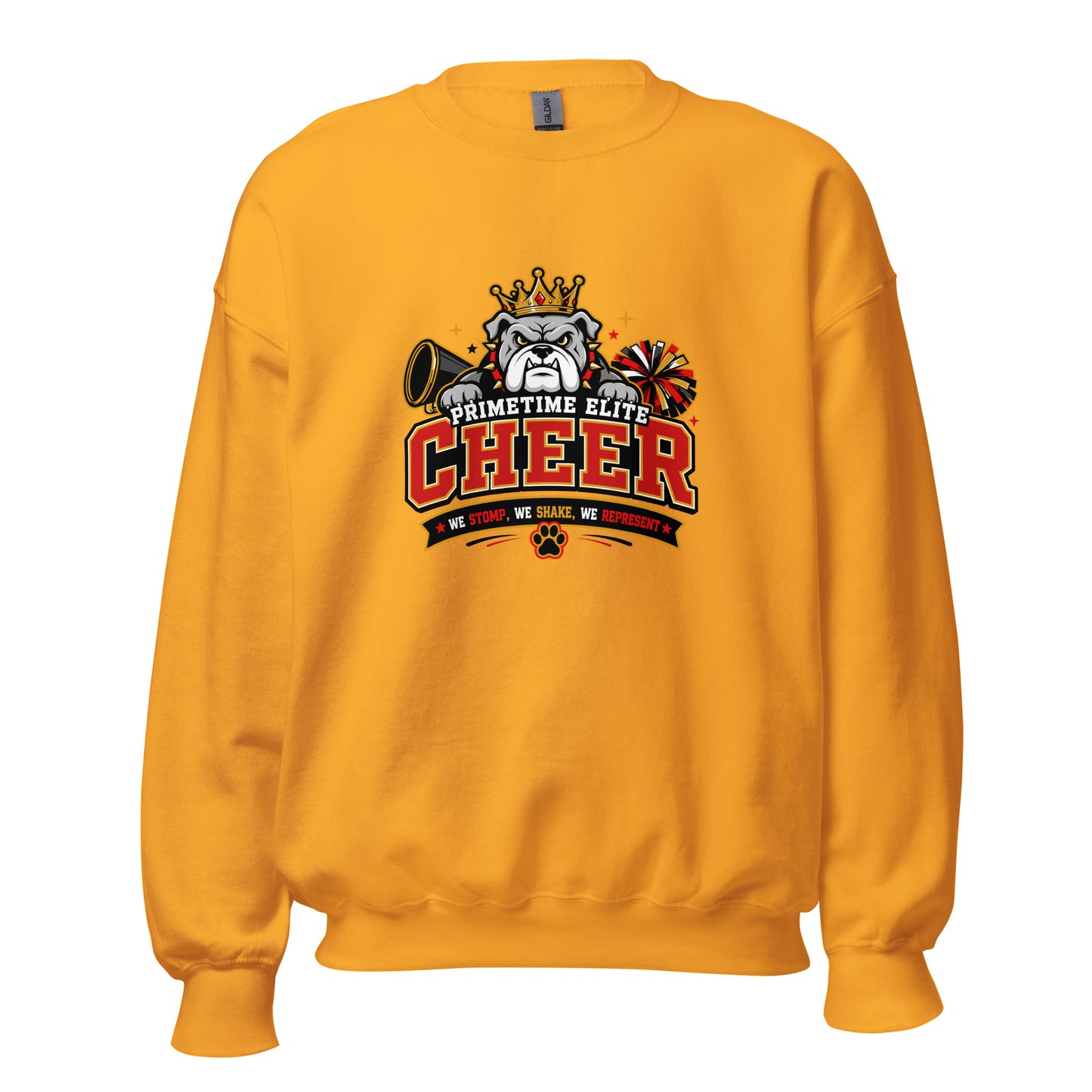 Classic | Sweatshirt | PTE Bulldog Cheer | Crest Logo